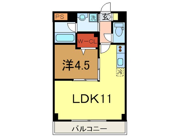 グレンパ－ク兵庫駅前の物件間取画像